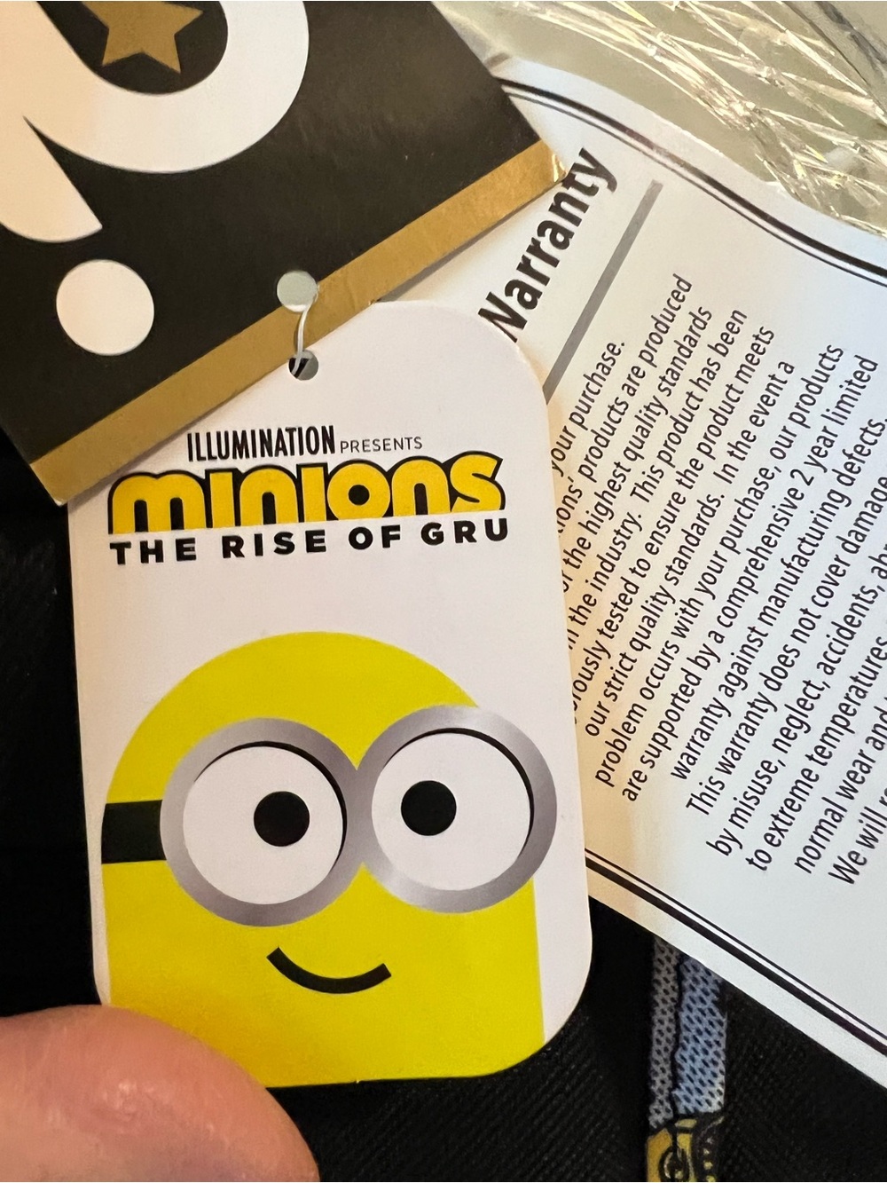 Universal Illumination Minions -The Rise of GRU Banana Black & Yellow Backpack - Picture 10 of 15